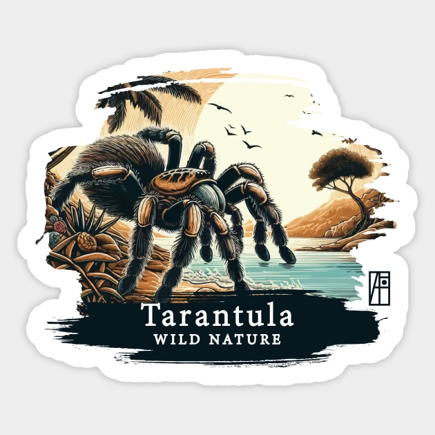 Tarantula - WILD NATURE - TARANTULA SPIDER -7 Sticker by ArtProjectShop